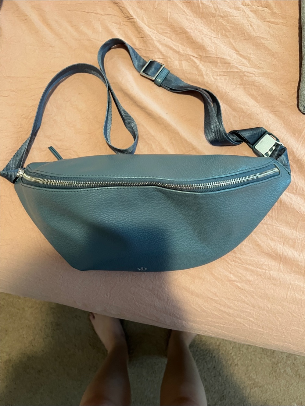 Vera Bradley Pebbled Crossbody Belt Bag in Teal